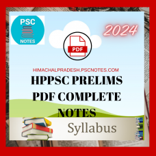 Hppcs Detailed Complete Prelims Notes-PDF Files